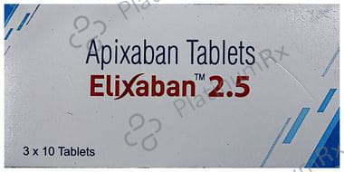 Elixaban 2.5mg Tablet 10s