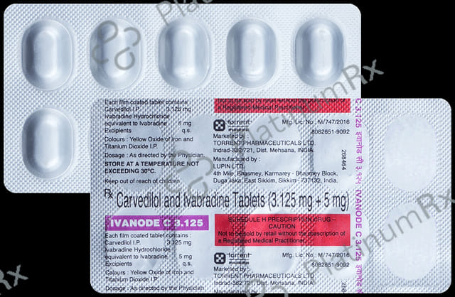 Ivanode C 3.125mg/5mg Tablet