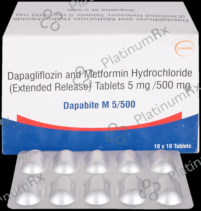 Dapabite M 5/500mg Tablet ER 10s