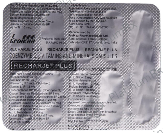 Recharje Plus Capsule 10s