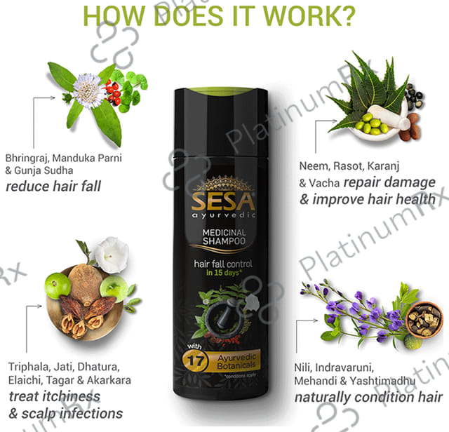Sesa Ayurvedic Medicinal Shampoo 200 ml