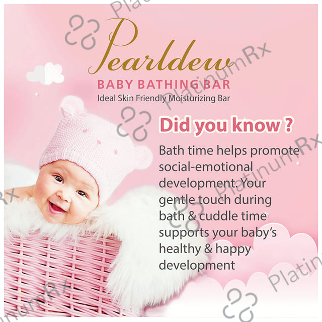 Pearldew pH 5.5 Baby Bathing Bar 75gm