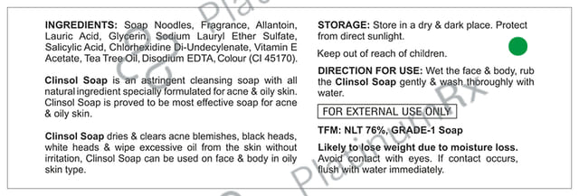 Clinsol Anti Acne Soap