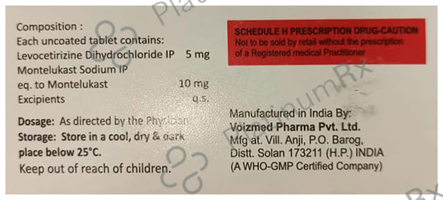 L Cet 5/10mg MX Tablet 10s