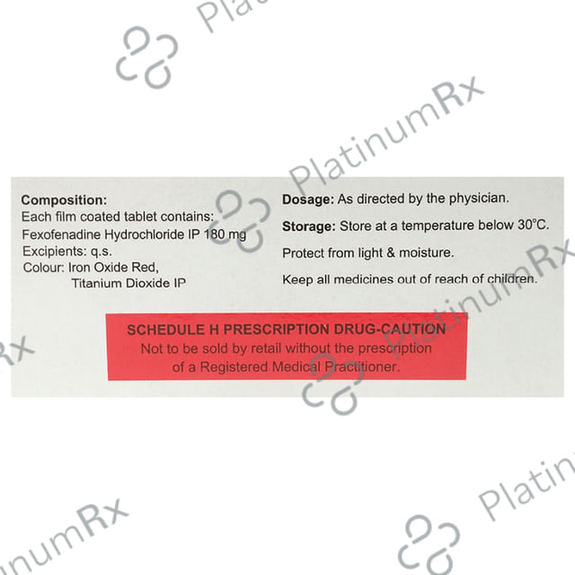 Fexofred 120mg Tablet 10s