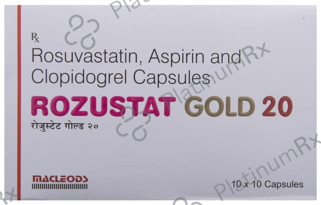 Rozustat Gold 20/75/75mg Capsule 10s