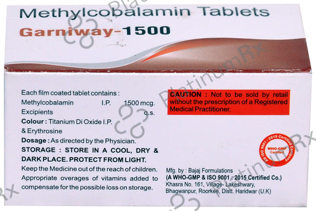 Garniway 1500mcg Tablet 10s