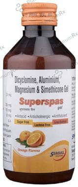 Superspas Oral Gel Orange Sugar Free 170 Oral Gel