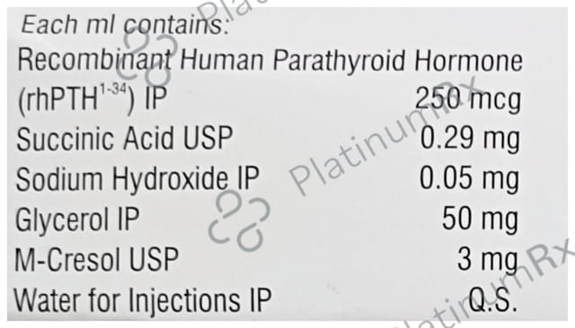 Tricium PTH PF3 Injection 1ml