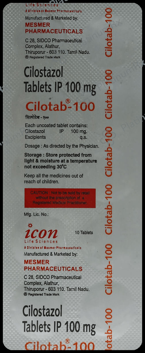 Cilotab 100mg Tablet 10s