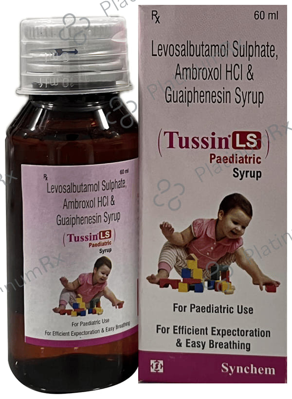 Tussin LS 7.5/12.5/0.25mg Paediatric Syrup 60ml