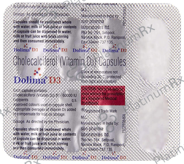 Dolima D3 Capsule 6s