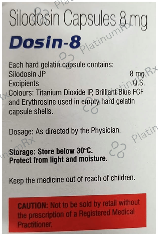 Dosin 8mg Capsule 15s