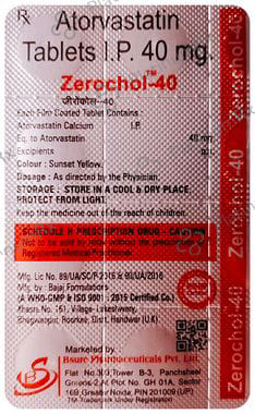 Zerochol 40 Tablet