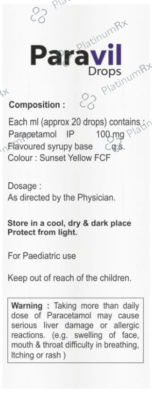 Paravil Oral Drops Orange 15ml