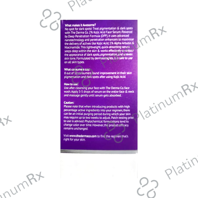The Derma Co 2% Kojic Acid Face Serum 10ml