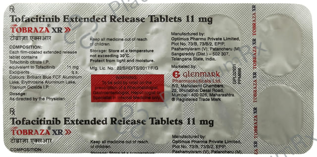 Tobraza 11mg Tablet XR 10s