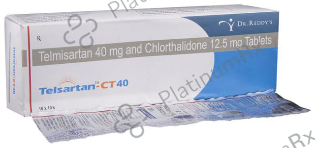 Telsartan CT 12.5/40mg Tablet 10s