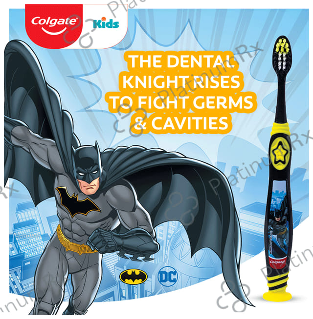 Colgate Kids Extra Soft Batman Toothbrush 1s