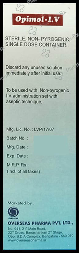Opimol I.V 1000mg Infusion 100ml