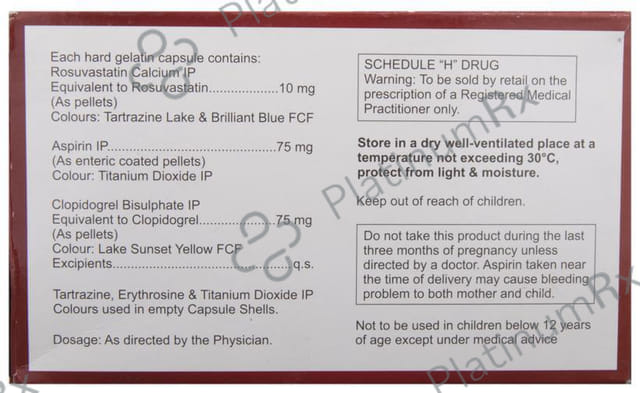 Jupiros Gold 10/75/75mg Capsule 10s