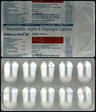 Unizuva Gold 75mg/20mg/75mg Capsule