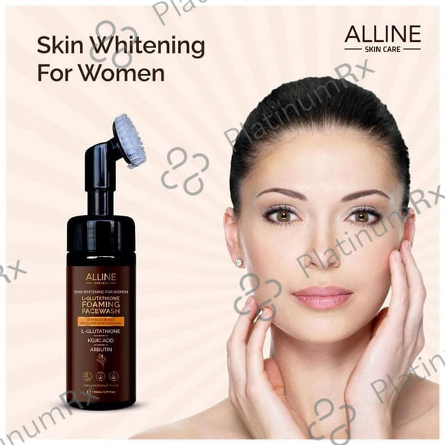 Alline L-Glutathione Foaming Face Wash for Women