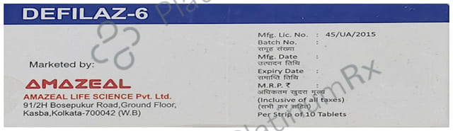 Defilaz 6mg Tablet