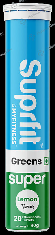 Superfit Green Super Effervescent Tablet Lemon