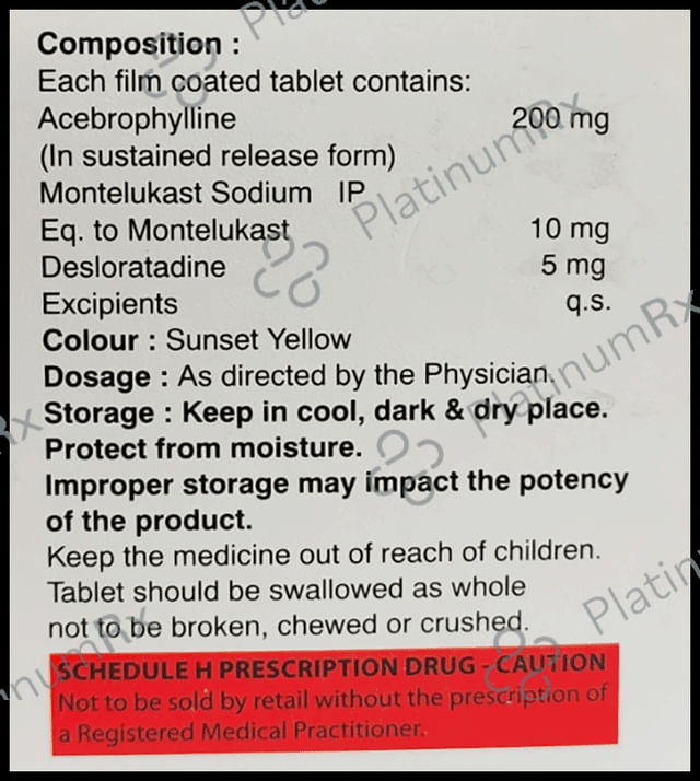 Asthagrip DM Tablet