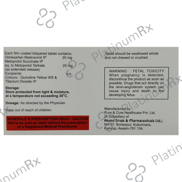 Olmecaid M 25 Tablet ER