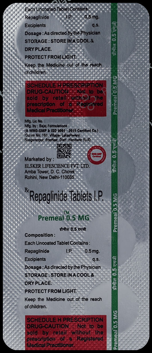 Premeal 0.5mg Tablet