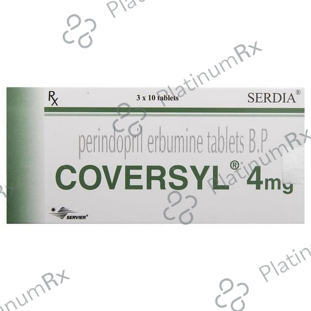 Coversyl 4mg Tablet 10s