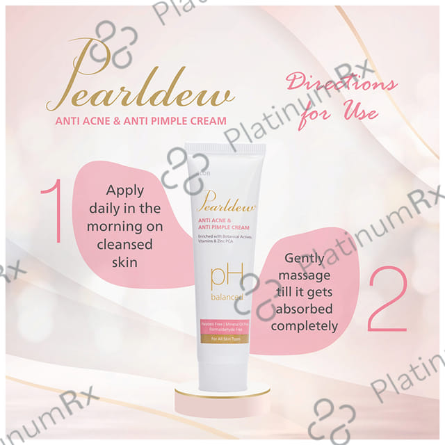 Pearldew Anti Acne & Anti Pimple Cream (25gm Each) 4 Tubes