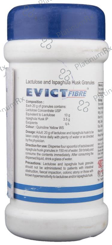 Evict Fibre 3.5/10000mg Granules 100gm