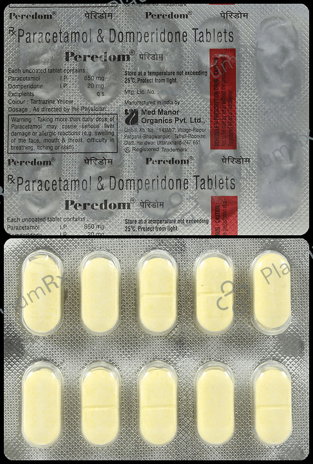 Peredom 20/650mg Tablet 10s