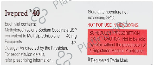 Ivepred 40mg Injection 1s