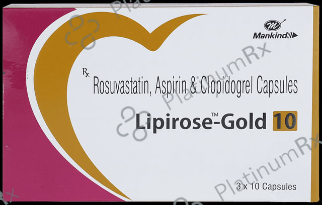 Lipirose Gold 10mg Capsule 10s