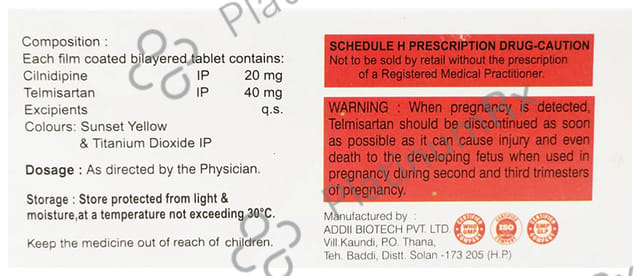 Cilsam-T 20 Tablet