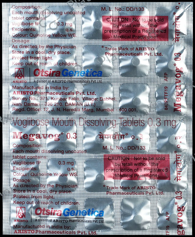 Megavog 0.3mg Tablet MD 30s