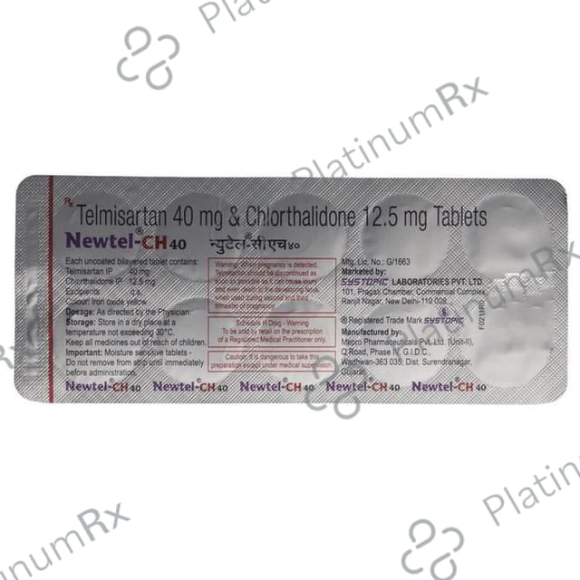 Newtel CH 40/12.5mg Tablet 10s