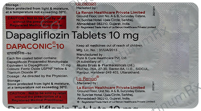 Dapaconic 10mg Tablet 15s