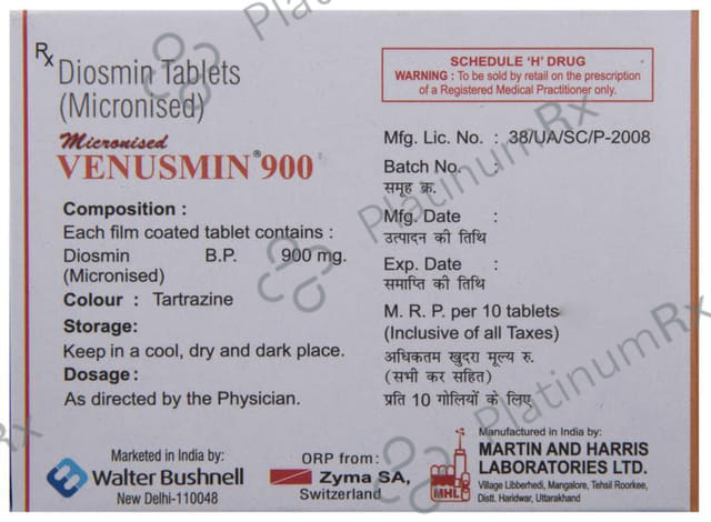 Venusmin 900mg Tablet 10s