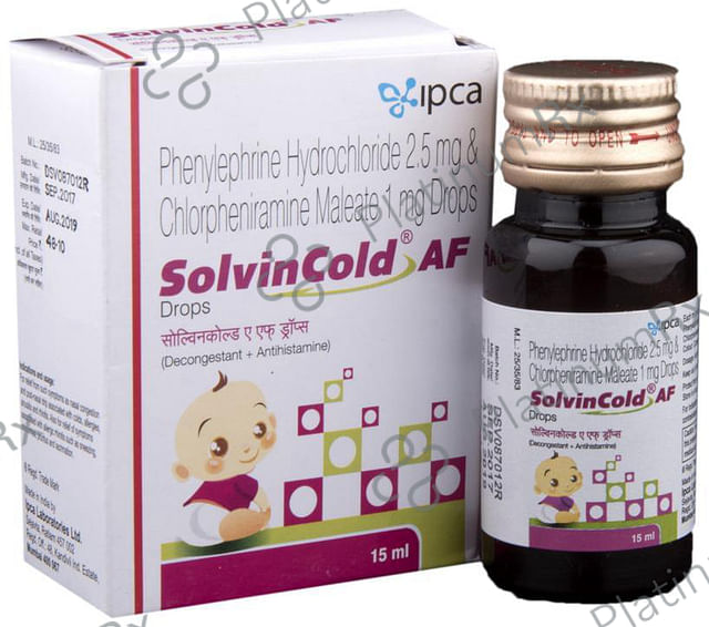 Solvin Cold AF 1/2.5mg Oral Drops 15ml