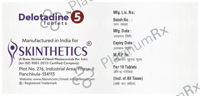 Delotadine 5 Tablet