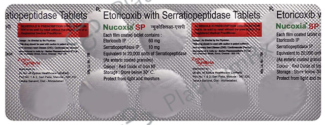 Nucoxia SP 60/10mg Tablet 10s
