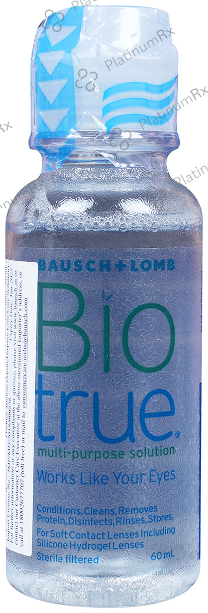 Bio True Multi Purpose Lens Solution 60ml