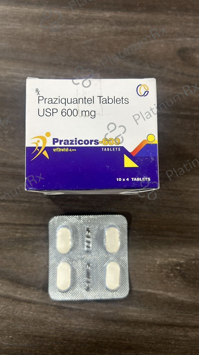 Prazicors 600mg Tablet 4s