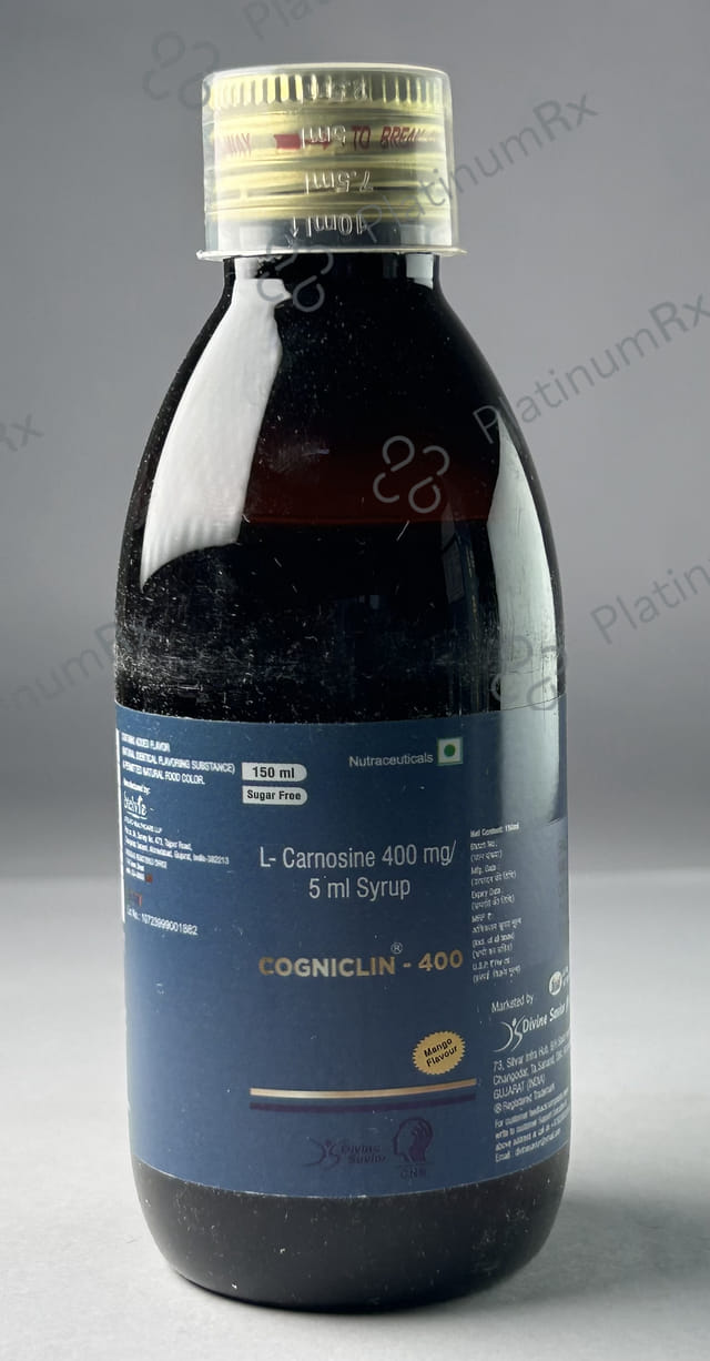 Cogniclin 400mg Suger free Syrup 150ml
