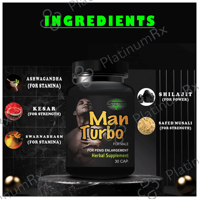 Sabates Man Turbo for Male Capsule